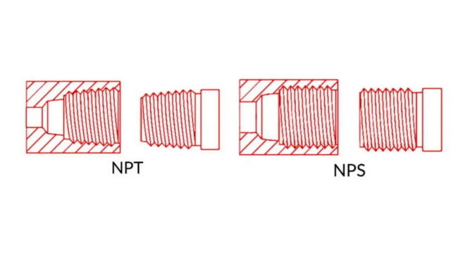 NPSM مقابل خيوط NPT