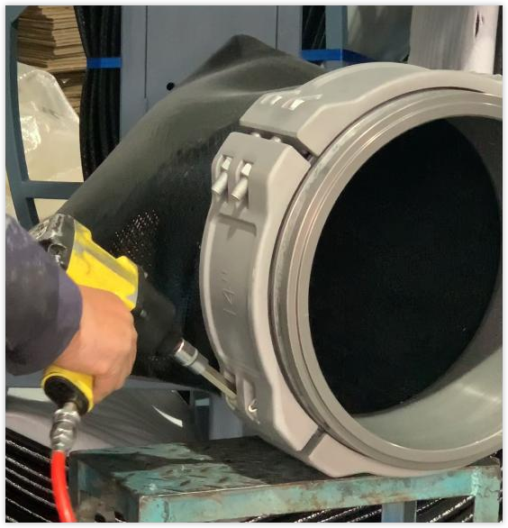 خرطوم مسطح من مادة TPU والوصلات ذات الصلة