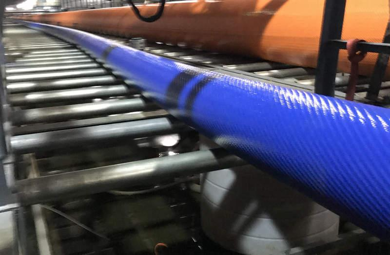 خرطوم نقل الزيت المسطح من مادة TPU